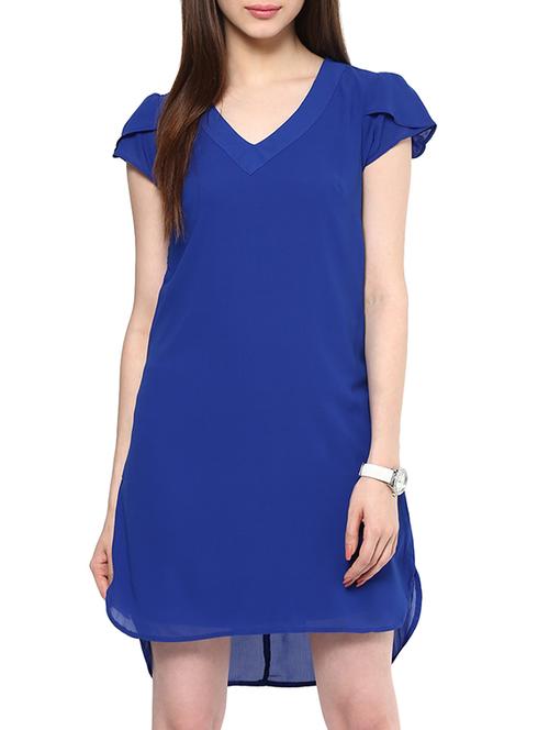 navy blue polyester dress - 10930989 - Very Small Image - 1