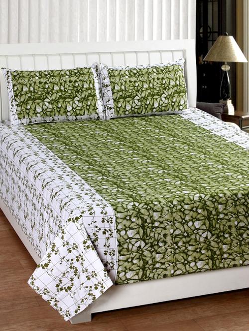 double bedsheet with 2 complimentry pillow covers - 10944551 - Very Small Image - 1
