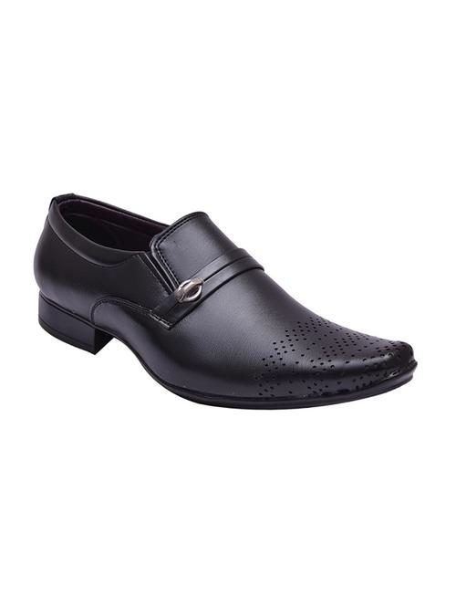 black leatherette formal shoes - 10945340 - Very Small Image - 1