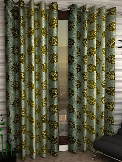 k dã©cor set 0f 4 beautiful polyester door curtains - 10947621 - Very Small Image - 1