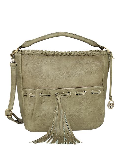 olive leatherette satchel - 10980507 - Very Small Image - 1