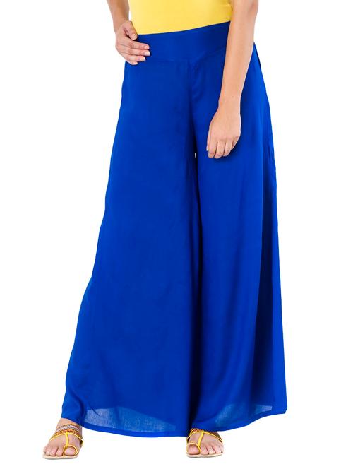 high rise flared palazzo  - 10980923 - Very Small Image - 1