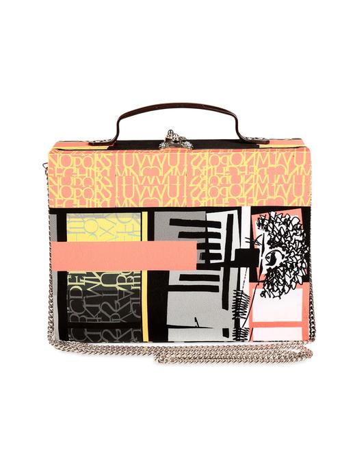 graphic typography printed box clutch - 1098257 - Very Small Image - 1