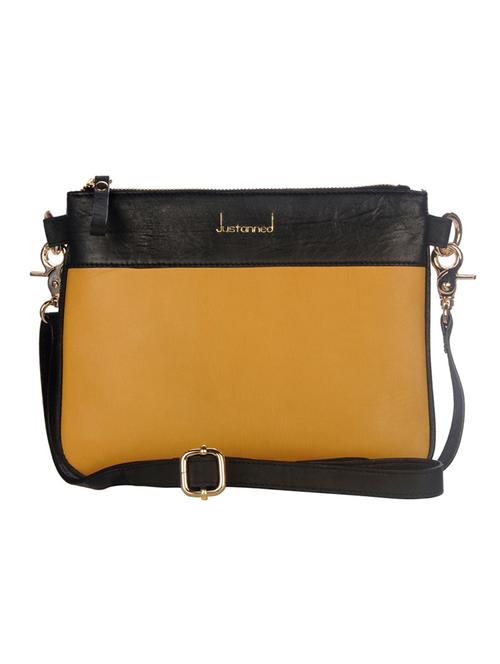 yellow leather sling bag - 10985153 - Very Small Image - 1