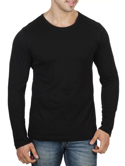 black cotton t-shirt - 10985946 - Very Small Image - 1
