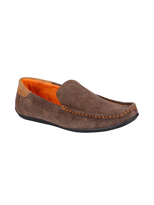 brown leatherette loafers - 10986149 - Very Small Image - 1