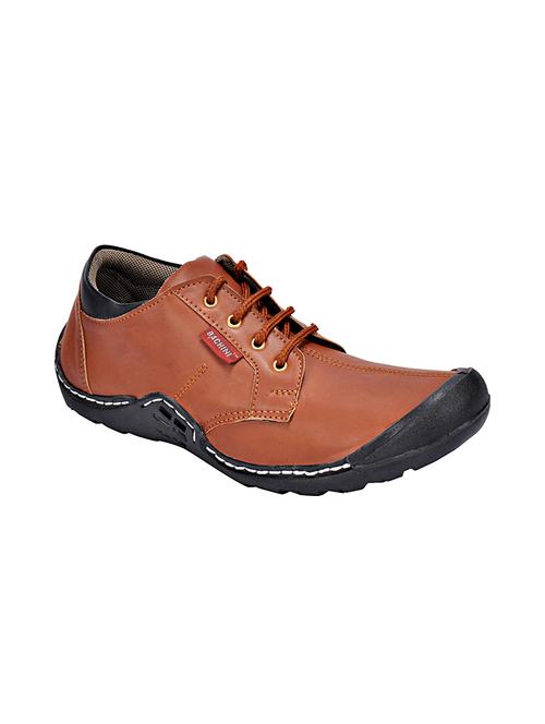 tan leatherette shoes - 10986225 - Very Small Image - 1
