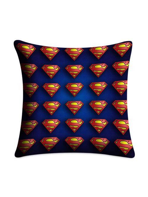 Multi Superman Logo Printed Cushion cover - 1099504 - Very Small Image - 1