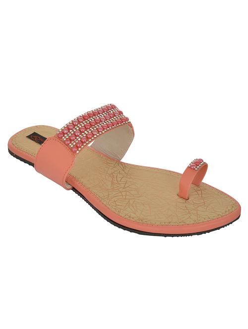 pink faux leather sandals - 11007200 - Very Small Image - 1
