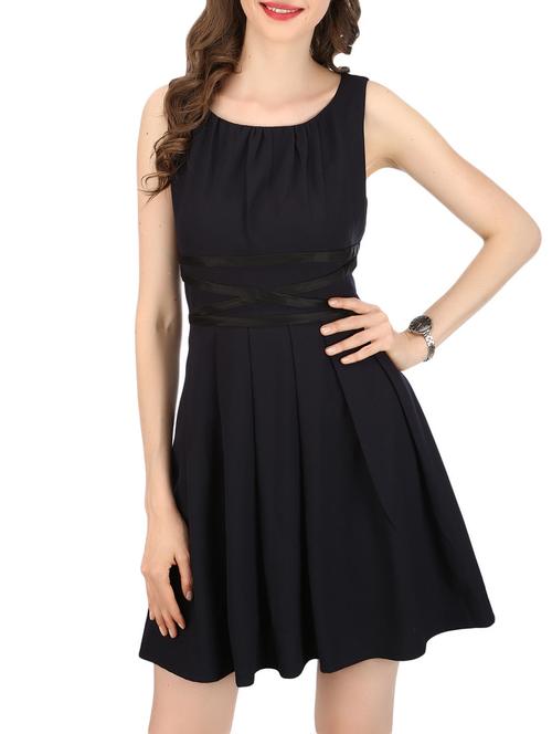 solid black casual dress - 11012417 - Very Small Image - 1