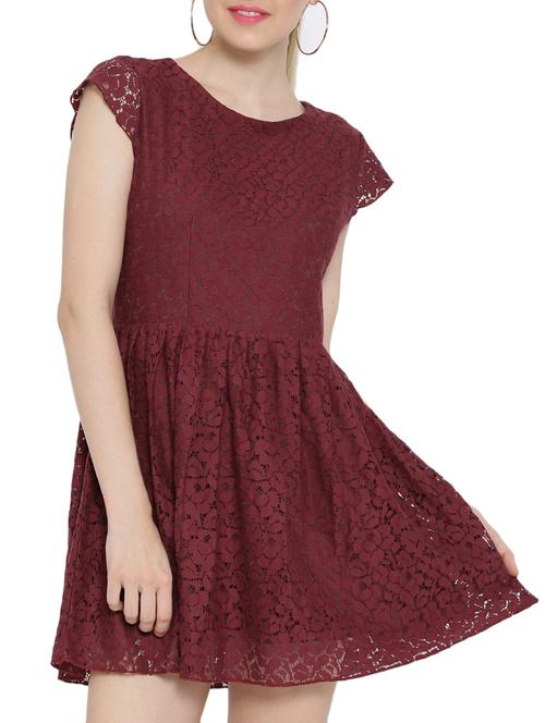 red cotton dress - 11012893 - Very Small Image - 1
