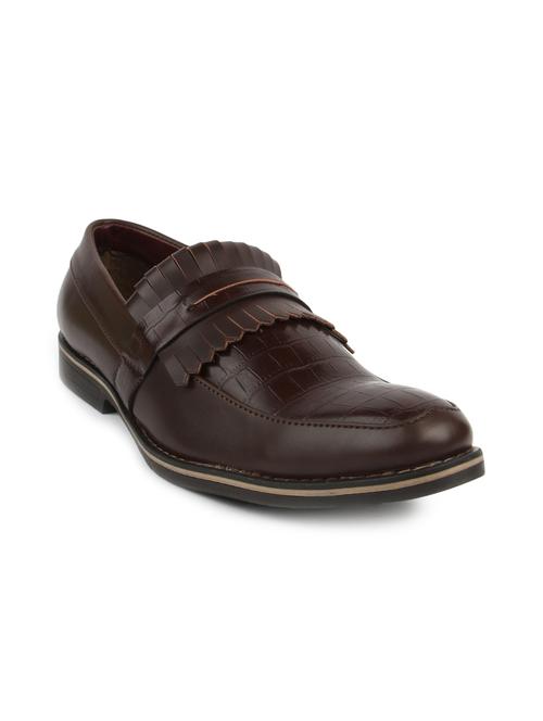 brown leatherette slip on - 11015772 - Very Small Image - 1