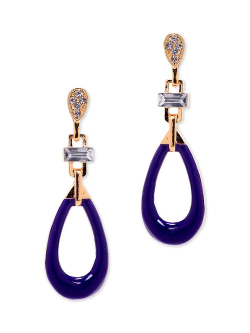purple metal earring - 11017957 - Very Small Image - 1