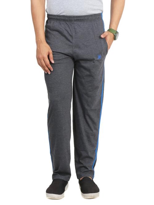 black cotton track pant - 11025914 - Very Small Image - 1