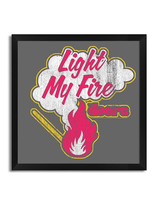 the doors light my fire framed poster (without glass) - 11028743 - Very Small Image - 1