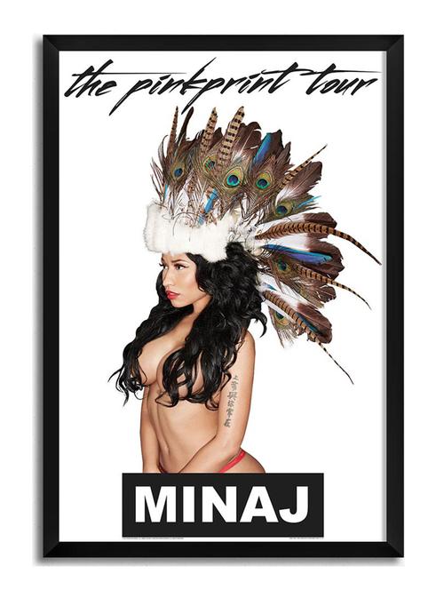 nicki minaj pinkprint framed poster (without glass) - 11028875 - Very Small Image - 1