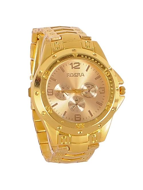 gold chronograph watch - 11032022 - Very Small Image - 1