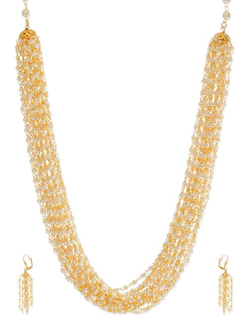 golden metal alloy necklace - 11033545 - Very Small Image - 1