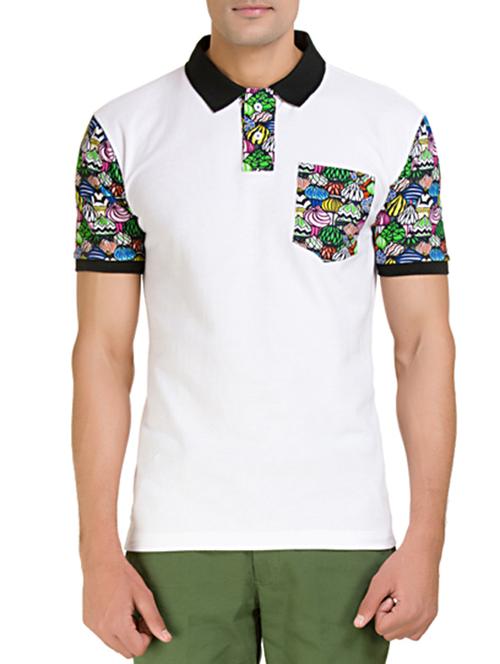 white cotton t-shirt - 11043138 - Very Small Image - 1