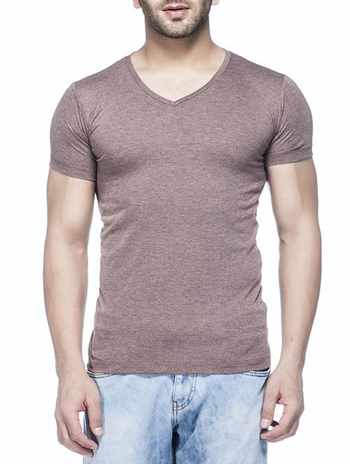 brown rayon tshirt - 11049531 - Very Small Image - 1