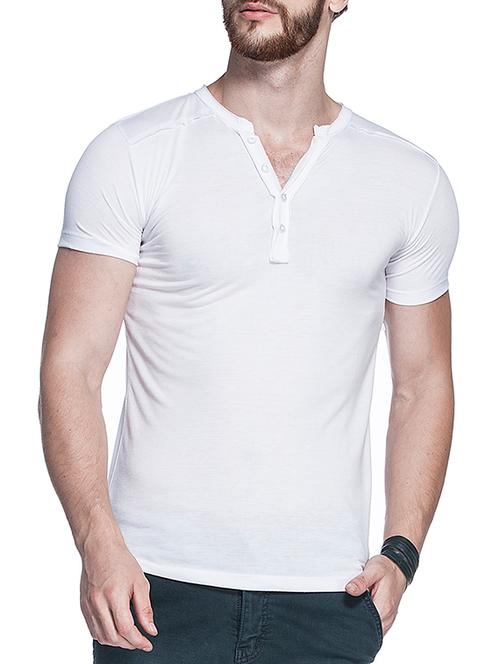 White Rayon Tshirt - 11049569 - Very Small Image - 1