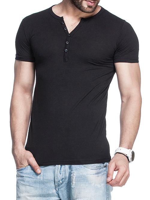 black cotton tshirt - 11049622 - Very Small Image - 1
