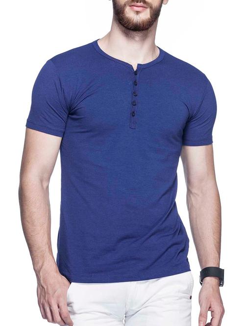 blue cotton tshirt - 11049624 - Very Small Image - 1