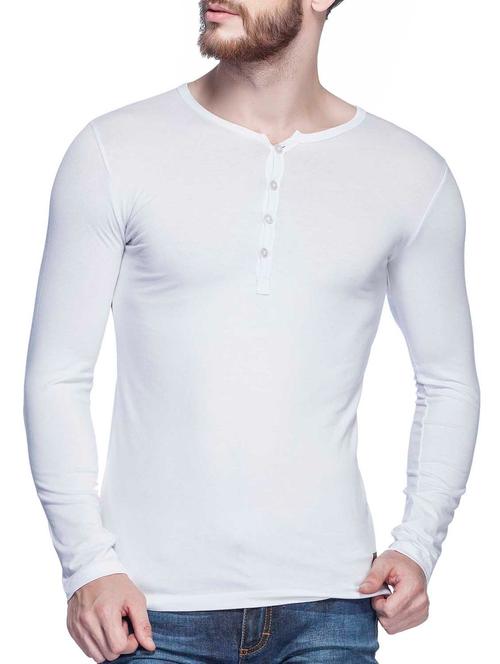 white cotton tshirt - 11049659 - Very Small Image - 1