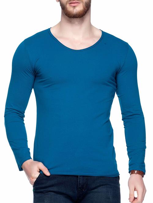 blue cotton tshirt - 11049667 - Very Small Image - 1