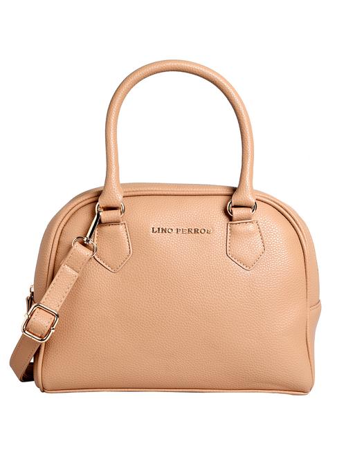 beige leatherette handbag - 11051999 - Very Small Image - 1