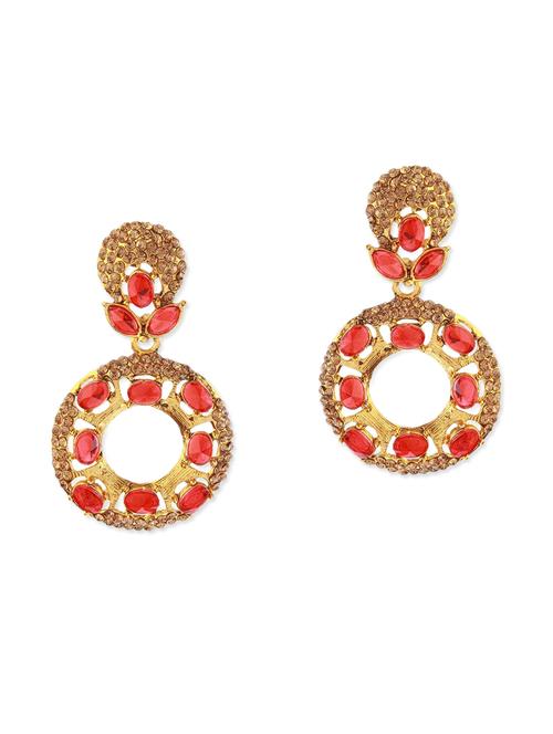red metal earring - 11053418 - Very Small Image - 1