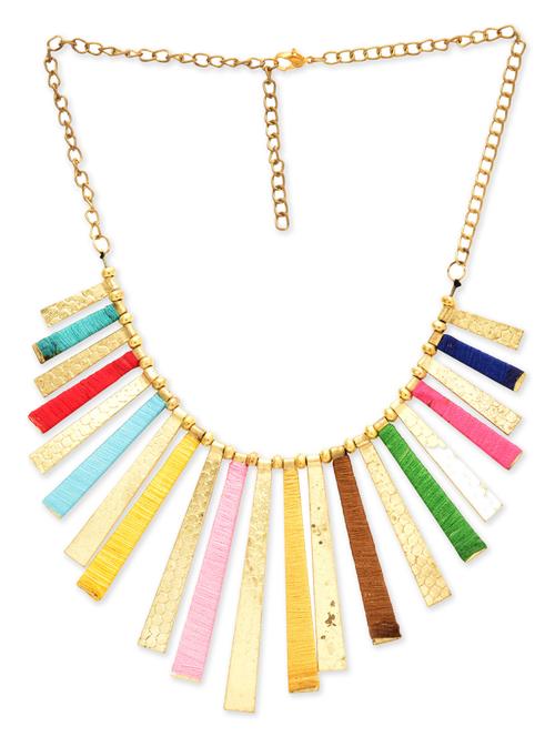 multi colored metal alloy necklace - 11057387 - Very Small Image - 1