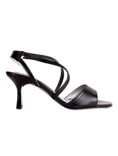 black leatherette  sandals - 1105743 - Very Small Image - 1