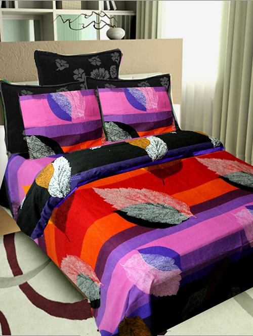 Innovating Beautiful Cotton Printed Double Bedsheet With 2 Pillow Covers - 11064353 - Very Small Image - 1
