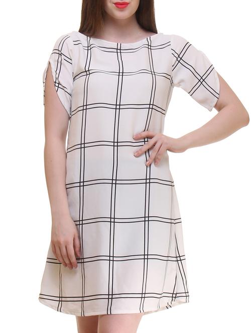 white polyester dress - 11065351 - Very Small Image - 1