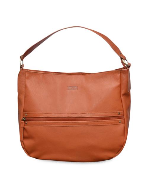 stylish rust leather handbag - 1106574 - Very Small Image - 1