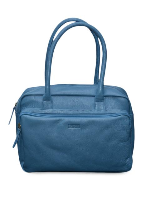 stylish petrol blue leather handbag - 1106587 - Very Small Image - 1