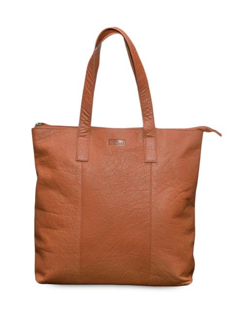 stylish rust leather handbag - 1106592 - Very Small Image - 1