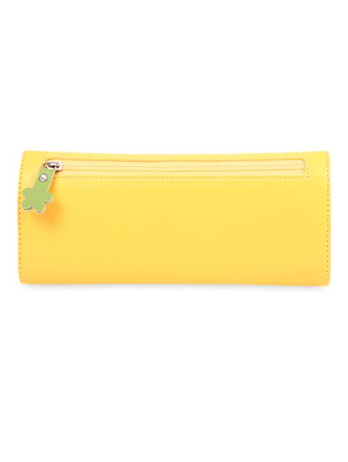 yellow embellished leatherette wallet - 1106626 - Very Small Image - 1