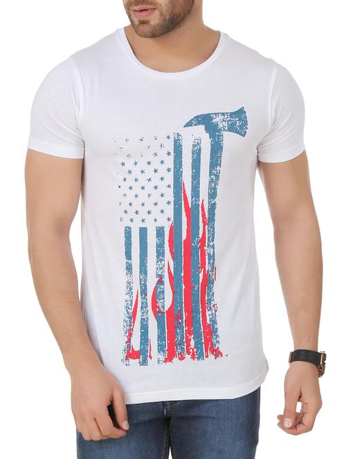 white cotton tshirt - 11067690 - Very Small Image - 1