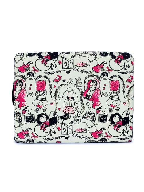 multi colored canvas laptop sleeve - 11068777 - Very Small Image - 1