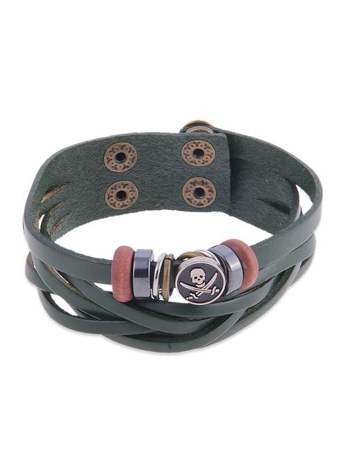 green leatherette bracelet - 11069278 - Very Small Image - 1