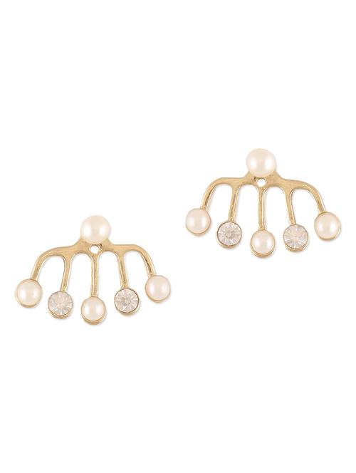 pearl crystal embellished earrings - 1107247 - Very Small Image - 1