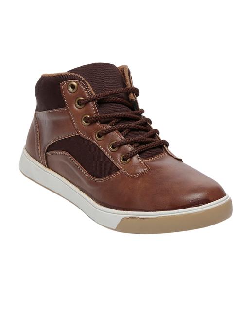 brown leather sneakers - 11075765 - Very Small Image - 1