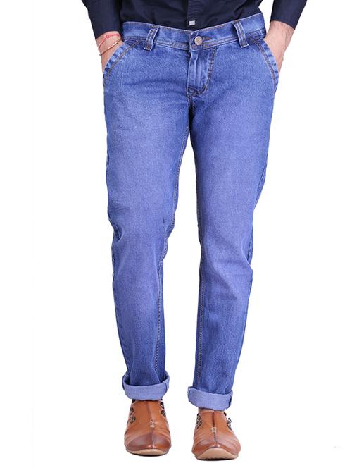 blue cotton blend jeans - 11085910 - Very Small Image - 1