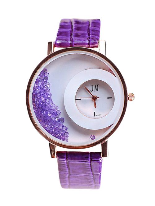 jm fancy ladies watch in leather belt - 11086043 - Very Small Image - 1