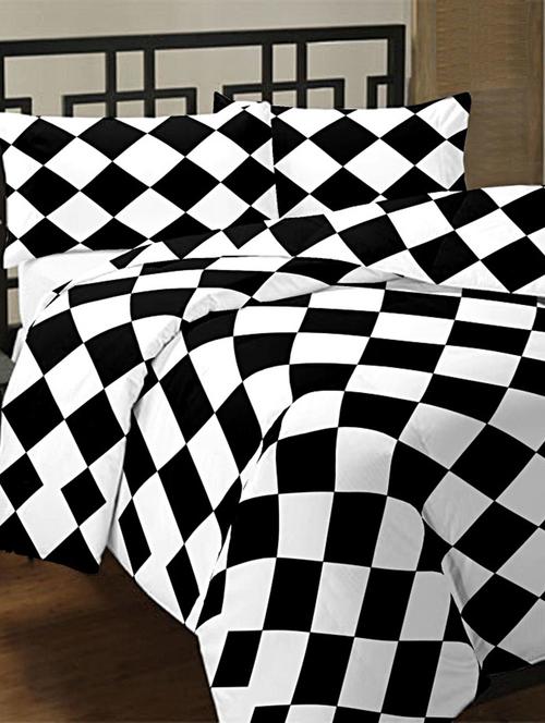 black & white monochrome single ac blanket - 11088687 - Very Small Image - 1