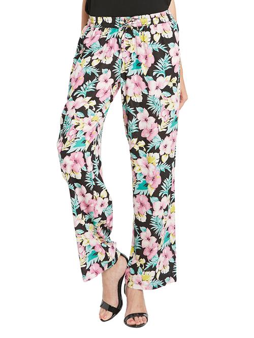 black polyester trousers - 11090944 - Very Small Image - 1