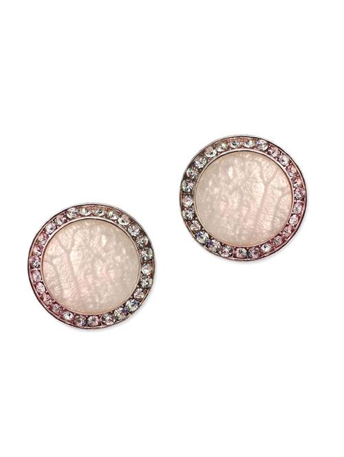 white metal studs earring - 11099832 - Very Small Image - 1