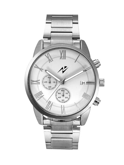 yepme men's chronograph watch - white/silver - 11101974 - Very Small Image - 1